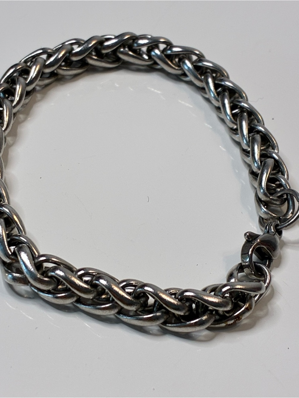 Gold and Silver Braided Rope Chain Bracelet High Low Timeless Every Day Easy - Picture 11 of 15